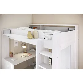 Parisot Hochbett Higher 90 x 200 cm Kiefer beige