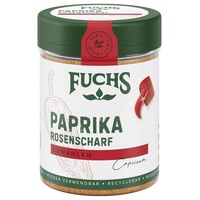 Fuchs Gewürze - Paprika rosenscharf gemahlen - schärfer Geschmack für Gulasch, Eintöpfe oder Gemüsegerichte - natürliche Zutaten - 55 g in wiederverwendbarer, recyclebarer Dose