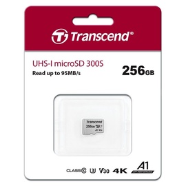 Transcend USD300S microSDXC UHS-I U3 V30 + SD-Adapter 256 GB