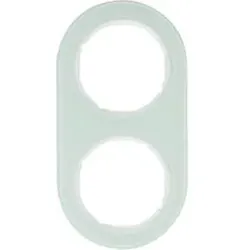 Berker 10122009 Rahmen 2fach R.Classic Glas pw