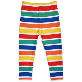 Toby Tiger Schwimmleggings Badeleggings mit Happy Streifen bunt 110