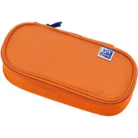 Oxford Federmäppchen für Mädchen und Jungen, oval, orange