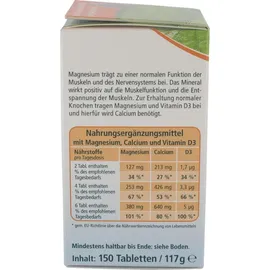 Kneipp Magnesium + Calcium + D3 Tabletten 150 St.