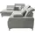 Set One by Musterring Eckcouch Polyester 3-Sitzer Grau