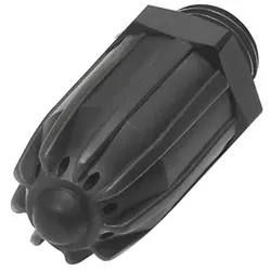 Lärmarme Runddüse, M12x1,25, POM Kunststoff, Düsen-Außen-ø 17mm