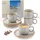 sänger Rio Perlgrau Espressotassen Set 8-tlg. grau