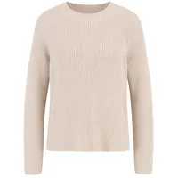 Cartoon Strickpullover mit Rundhalsausschnitt in Beige | Gr.: 44