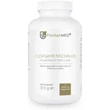 FürstenMED® Flohsamenschalen Kapseln - 360 Hochdosierte Flohsamenschalen Kapseln (Psyllium Husk) 3000 mg pro Tagesportion - Vegan & ohne Zusatzstoffe - laborgeprüft