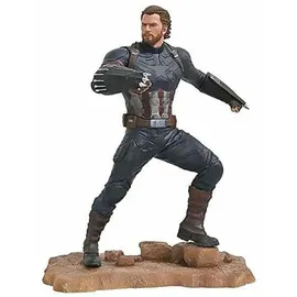 Diamond Select Captain America Sammelfigur 23 cm - Weiß/Mehrfarbig