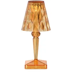Kartell - Battery Portable Tischleuchte IP54 Pastel Orange