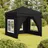 Schwarz 2 x 2 m
