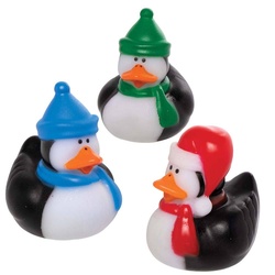 Pinguin-Gummienten  (pro Set 6) Weihnachtsspielzeug