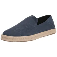 TOMS Santiago Herren-Loafer, flach, Marineblau, 46 EU