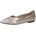 Damen Ballerinas aus Leder Spitz Beige Taupe 40 EU 40 EU