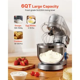 Vevor multifunktionale 1500 W silber