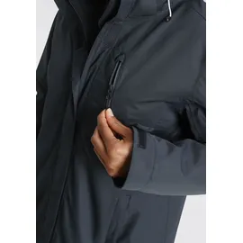 POLARINO 3-in-1-Funktionsjacke POLARINO, Damen, Gr. 50, blau (marine), Web, Obermaterial: 100% Polyester. Futter: 100% Polyester. Innenjacke: 100% Polyester, unifarben, bequem hüftbedeckend, mit verstellbarem Klettverschluss, Jacken, Außenjacke: 3.