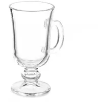 emeco Latte-Macchiato-Glas Irish Coffee Punsch Glühwein Heiße Schokolade Becher 4er 230 ml, 4-tlg., Glas