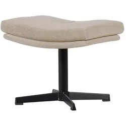 Hocker Stach aus Webstoff, Sand