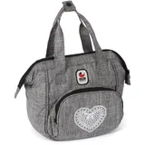 Bayer Chic 2000 CHIC2000 Puppen, Wickeltasche für Puppenzubehör, Puppentasche, Jeans, Grey