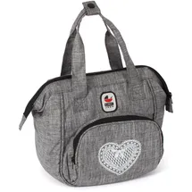 Bayer Chic 2000 CHIC2000 Puppen, Wickeltasche für Puppenzubehör, Puppentasche, Jeans, Grey