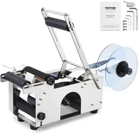 Vevor Halbautomatischer MT-50 Flaschen Etikettiermaschine Etikettenapplikator