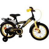 Volare Thombike Kinderfahrrad - Jungen 14 Zoll Schwarz Gelb