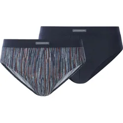 Slip JAN VANDERSTORM "2er Pack Slip INGSTAD", Herren, Gr. 8XL, blau (dunkelblau), Obermaterial: 100% Baumwolle CO., Unterhosen Slip