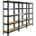 MonsterShop 3 x Monster Racking T-Rax 75cm Lagerregal Schwarz mit Gummihammer