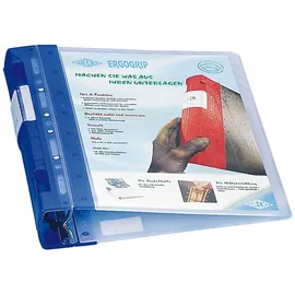 Wedo 5815003 Ordner Ergogrip A4 4 Ringe schwarz/blau