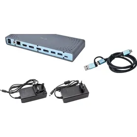 iTEC i-tec USB-C/A 4K Dual Display Docking Station HDMI/DP/6xUSB/Audio