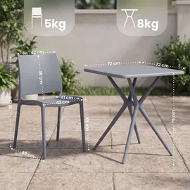 deluke GRETA Set 4-tlg. Grau