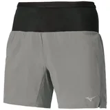 Mizuno multi pocket shorts grau schwarz herren - L