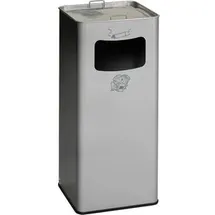 VAR Abfallsammler/Ascher B 32R silber 53,4 l