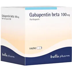 Gabapentin beta 100 mg Hartkapseln 100 St