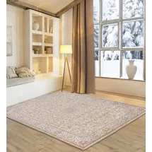 OTTO home Wollteppich OTTO HOME "Oriental D1", grau, B:200cm H:10mm L:300cm, Schurwolle, Teppiche, reine Wolle, Orient-Optik, Wohnzimmer