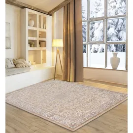 OTTO home Wollteppich OTTO HOME "Oriental D1", grau, B:200cm H:10mm L:300cm, Schurwolle, Teppiche, reine Wolle, Orient-Optik, Wohnzimmer