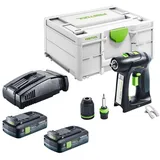 Festool C 18-Basic inkl. 2 x 4,0 Ah + Schnellladegerät + Systainer