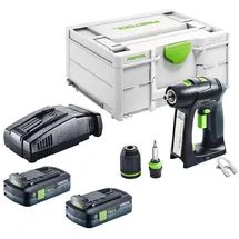 Festool C 18-Basic inkl. 2 x 4,0 Ah + Schnellladegerät + Systainer