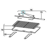 Dometic Grillspießhalterung - Dometic Ersatzteil-Nr. 407144009 - für Gasgrill