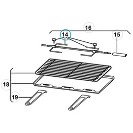 Dometic Grillspießhalterung - Dometic Ersatzteil-Nr. 407144009 - für Gasgrill