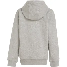 Tommy Hilfiger Kapuzensweatshirt TOMMY HILFIGER "ESSENTIAL HOODIE", Jungen, Gr. 14/164, grau (grau, meliert), Obermaterial: 100% Baumwolle, Basic schmal, Rippbündchen, Sweatshirts, für Jungen und Mädchen