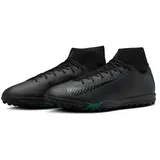 Nike Mercurial Superfly 10 Academy TF Oxford-Schuh, Black Black Deep Jungle, 44