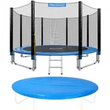 monzana Trampolin 305 cm inkl. Sicherheitsnetz Blau