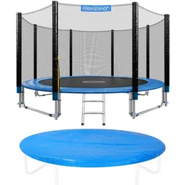 monzana Trampolin 305 cm inkl. Sicherheitsnetz Blau