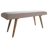 Wohnling Sitzbank Salim Beige 117 x 51 cm