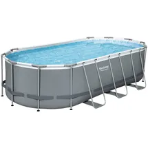 BESTWAY Power Steel Frame Pool oval 549 x 274 x 122 cm