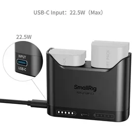 SmallRig Kamera-Akkuladegerät LP-E6P