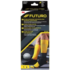 FUTURO Stabilisierende Sprunggelenk-Bandage (20,3 - 25,4 cm) – Unterstützung von Steifen, Schmerzenden oder Verletzten Sprunggelenken, Fußgewölbestütze, Atmungsaktiv, für Sport und Alltag
