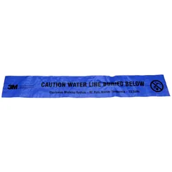 3M Electronic Marking System (EMS) Gefahrenwarnband 7903, blau, 152 mm, Wasser, 152-m-Rolle, 1 Rolle pro Packung