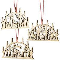 St. Benno 3er-Set Holz-Anhänger »Schwibbogen«